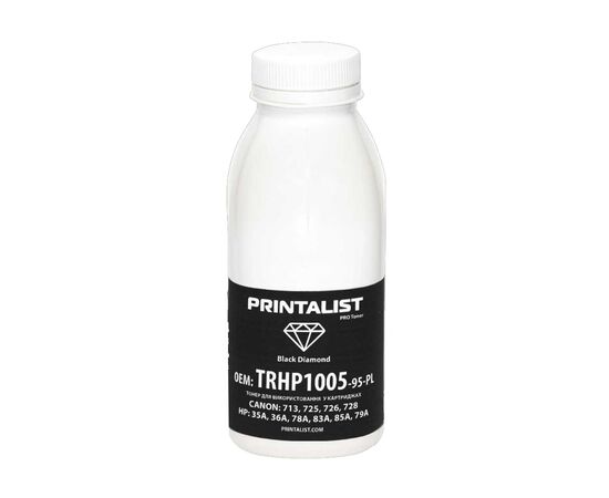 Тонер HP LJ P1005/1006/1505, 95г Black Printalist (TRHP1005-95-PL)