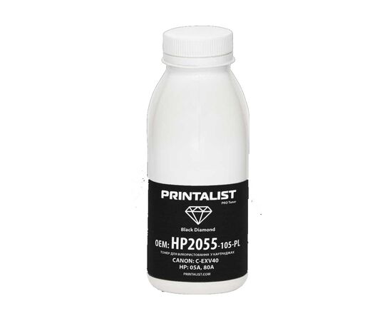 Тонер HP LJ P2035/2055, 105г Black Printalist (HP2055-105-PL)