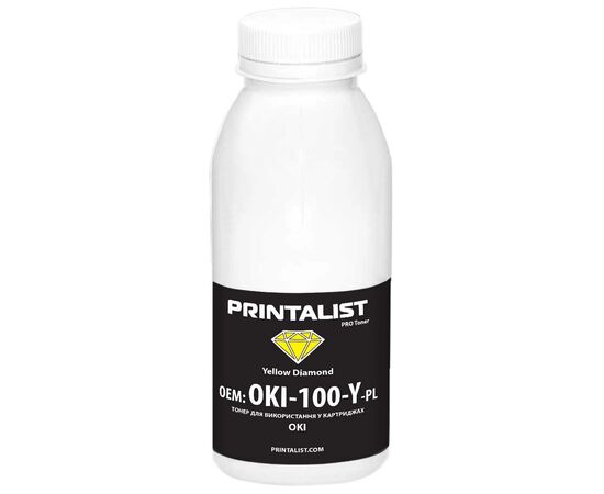 Тонер OKI Universal 100г Yellow Printalist (OKI-100-Y-PL)