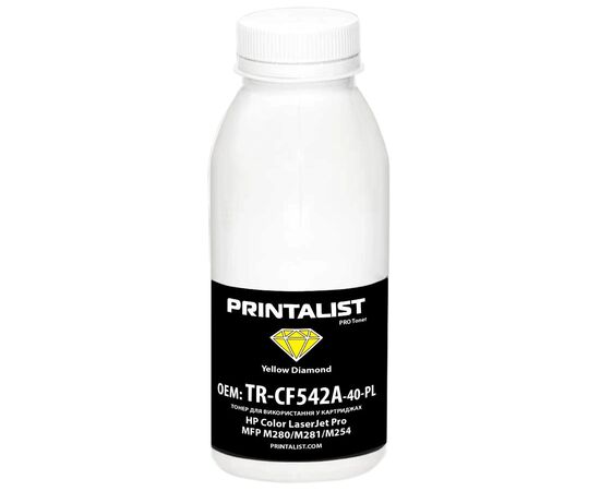 Тонер HP CLJ Pro MFP M280/M281/M254, 40г Yello Printalist (TR-CF542A-40-PL)