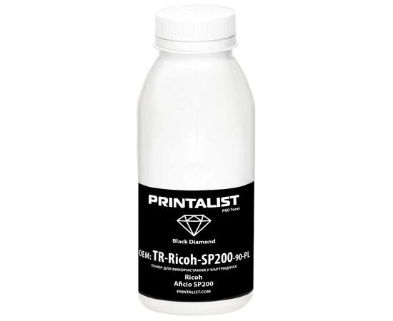 Тонер Ricoh Aficio SP200, 90г Black Printalist (TR-Ricoh-SP200-90-PL)