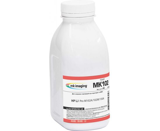 Тонер HP LJ Pro M102A/102W/130A, 40г Black Mitsubishi (021203/DLC-40)