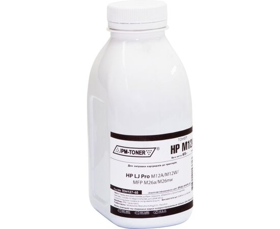 Тонер HP LJ Pro M12A/M12W/MFP M26a/M26nw, 65г Black IPM (TDH127-65)