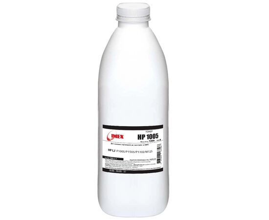 Тонер HP LJ P1005/P1505/P1102/M125, 1000г Black Imex (CMG-3-1)