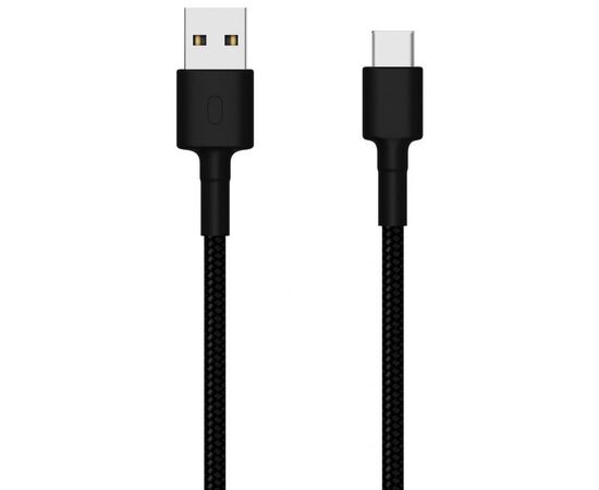 Дата кабель USB 3.0 AM to Type-C 1.0m Braide Black Xiaomi (387945)