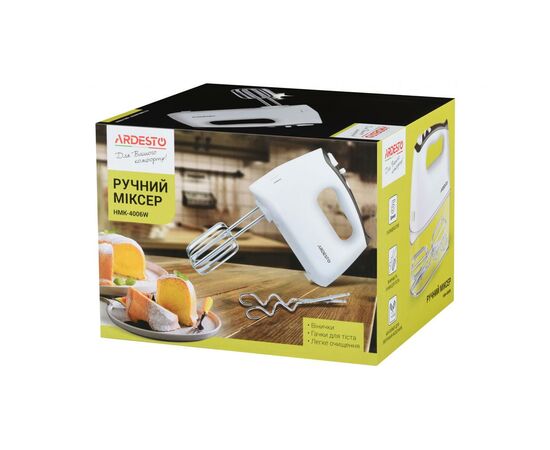 Миксер Ardesto HMK-4006W, изображение 9 Миксер Ardesto HMK-4006W, изображение 9