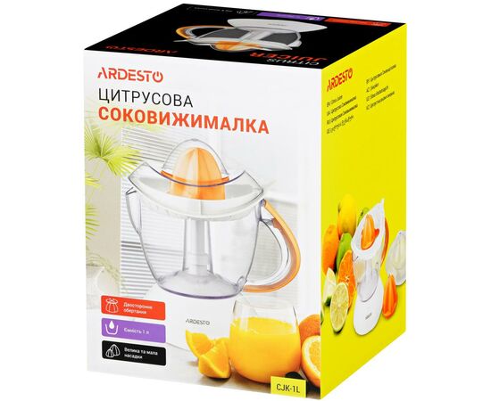 Соковыжималка Ardesto CJK-1L, изображение 8 Соковыжималка Ardesto CJK-1L, изображение 8