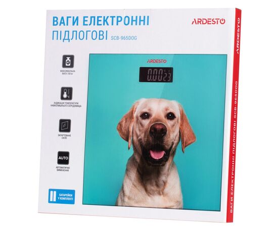 Весы напольные Ardesto SCB-965DOG, изображение 5 Весы напольные Ardesto SCB-965DOG, изображение 5