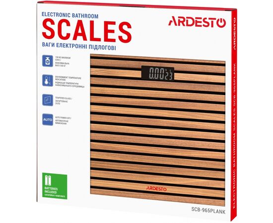 Весы напольные Ardesto SCB-965PLANK, изображение 4 Весы напольные Ardesto SCB-965PLANK, изображение 4