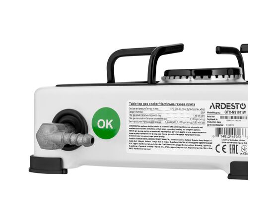 Настольная плита Ardesto GTC-NS1011W, изображение 4 Настольная плита Ardesto GTC-NS1011W, изображение 4