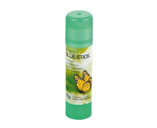 Клей Buromax Glue stick 15г, PVP, transparent (BM.4911)