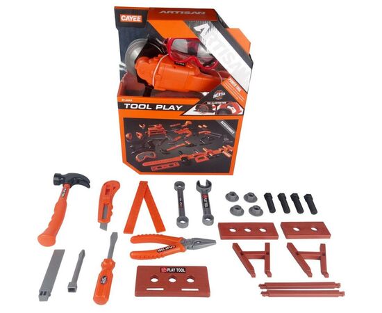 Игровой набор Tool Set Болгарка с набором инструментов 22 шт (KY1068-112D), изображение 5 Игровой набор Tool Set Болгарка с набором инструментов 22 шт (KY1068-112D), изображение 5