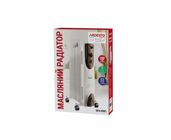 Обогреватель Ardesto OFH-09X1, изображение 9 Обогреватель Ardesto OFH-09X1, изображение 9