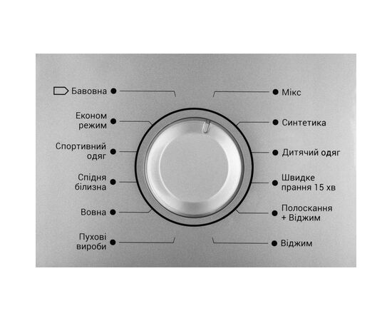 Стиральная машина Ardesto WMS-6109S, изображение 4 Стиральная машина Ardesto WMS-6109S, изображение 4