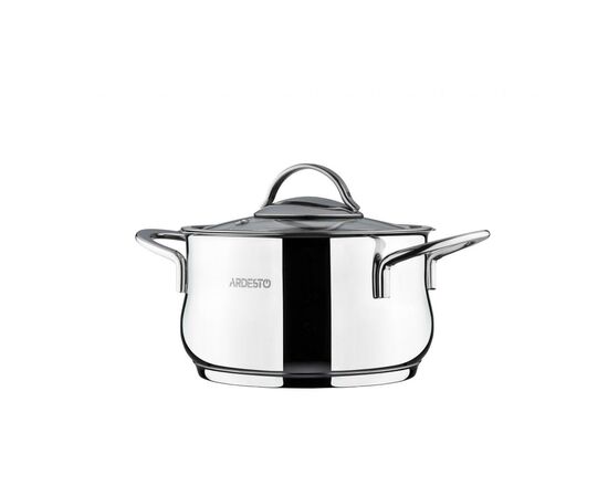 Кастрюля Ardesto Black Mars с крышккой 1,8 л (AR0718S), изображение 2 Кастрюля Ardesto Black Mars с крышккой 1,8 л (AR0718S), изображение 2