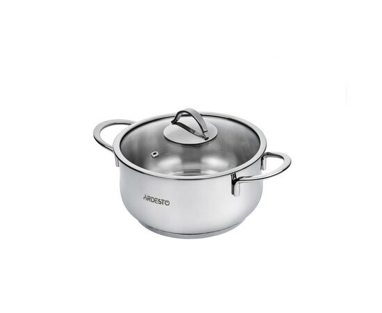 Кастрюля Ardesto Black Mars с крышккой 1,8 л (AR0718S)