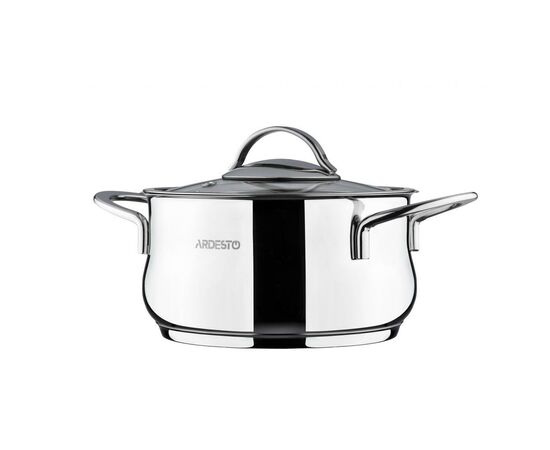 Кастрюля Ardesto Black Mars с крышккой 3,0 л (AR0730S), изображение 2 Кастрюля Ardesto Black Mars с крышккой 3,0 л (AR0730S), изображение 2