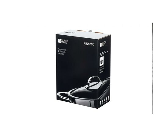 Кастрюля Ardesto Black Mars с крышккой 3,0 л (AR0730S), изображение 7 Кастрюля Ardesto Black Mars с крышккой 3,0 л (AR0730S), изображение 7