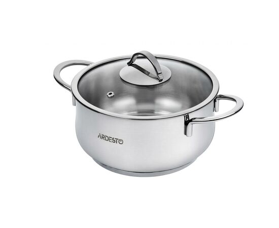 Каструля Ardesto Black Mars с крышккой 4,3 л (AR0743S)