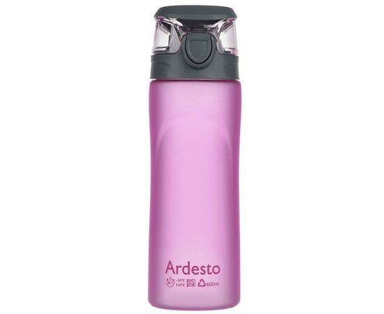 Бутылка для воды Ardesto Matte Bottle 600 мл Pink (AR2205PR)