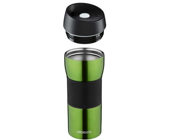Термокружка Ardesto Easy Travel S 450 мл Green (AR2645STG), изображение 3 Термокружка Ardesto Easy Travel S 450 мл Green (AR2645STG), изображение 3