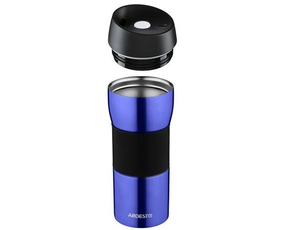 Термокружка Ardesto Easy Travel S 450 мл Blue (AR2645STB), изображение 3 Термокружка Ardesto Easy Travel S 450 мл Blue (AR2645STB), изображение 3