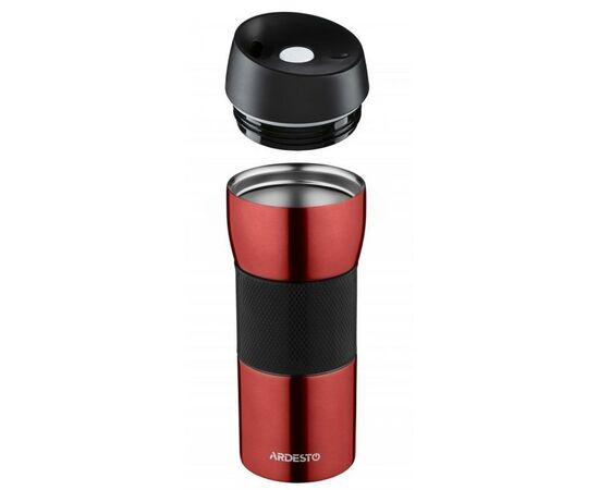 Термокружка Ardesto Easy Travel S 450 мл Red (AR2645STR), изображение 3 Термокружка Ardesto Easy Travel S 450 мл Red (AR2645STR), изображение 3