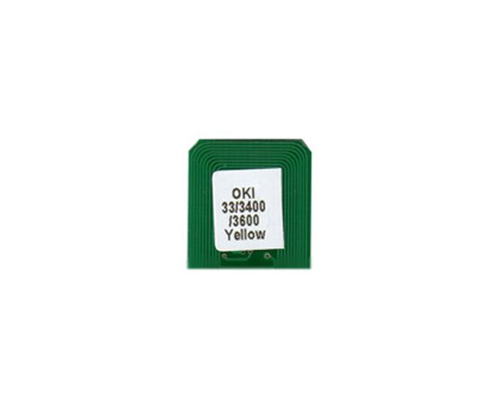 Чип для картриджа OKI C3300/3400/3600 (2.5K) Yellow BASF (WWMID-71090)