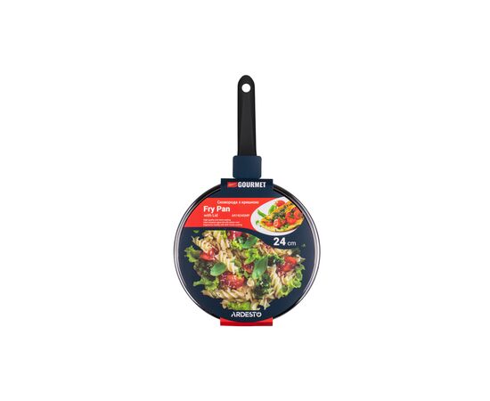 Сковорода Ardesto Gemini Gourmet Aosta з кришкою 24 см (AR1924GMP), зображення 4 Сковорода Ardesto Gemini Gourmet Aosta з кришкою 24 см (AR1924GMP), зображення 4