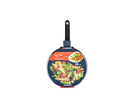 Сковорода Ardesto Gemini Gourmet Aosta с крышкой 26 см (AR1926GMP), изображение 4 Сковорода Ardesto Gemini Gourmet Aosta с крышкой 26 см (AR1926GMP), изображение 4