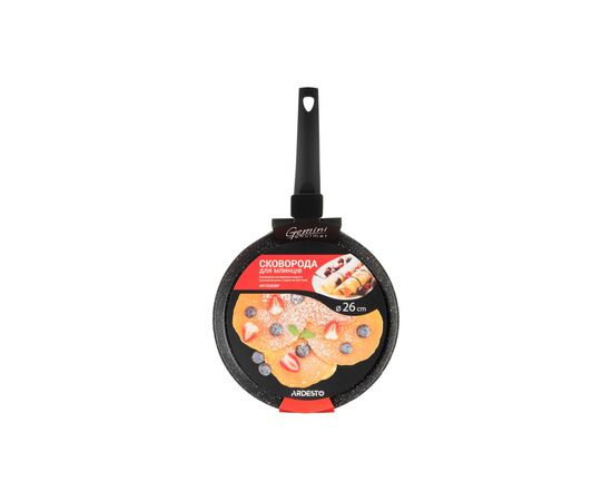 Сковорода Ardesto Gemini Gourmet Daiano для блинов 26 см (AR1926GBP), изображение 5 Сковорода Ardesto Gemini Gourmet Daiano для блинов 26 см (AR1926GBP), изображение 5