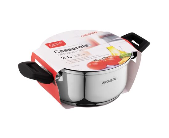 Кастрюля Ardesto Gemini с бакелитовыми ручками 2.0 л (AR3520G), изображение 4 Кастрюля Ardesto Gemini с бакелитовыми ручками 2.0 л (AR3520G), изображение 4