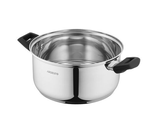 Кастрюля Ardesto Gemini с бакелитовыми ручками 5,1 л (AR3551G), изображение 2 Кастрюля Ardesto Gemini с бакелитовыми ручками 5,1 л (AR3551G), изображение 2