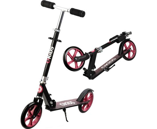 Самокат Qkids Weiss Black/Pink (HUBA00001), зображення 2 Самокат Qkids Weiss Black/Pink (HUBA00001), зображення 2