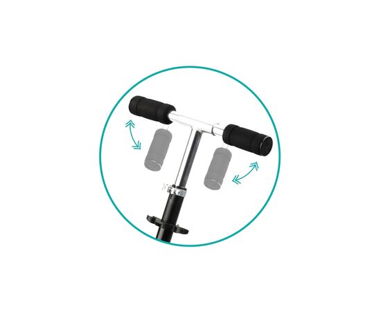 Самокат Qkids Weiss Black/Pink (HUBA00001), зображення 5 Самокат Qkids Weiss Black/Pink (HUBA00001), зображення 5