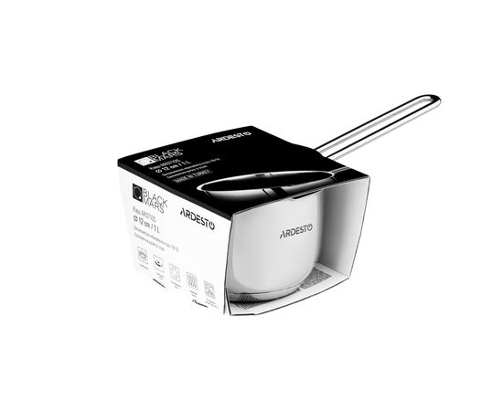 Ковш Ardesto Black Mars 1 л (AR0710S), изображение 2 Ковш Ardesto Black Mars 1 л (AR0710S), изображение 2
