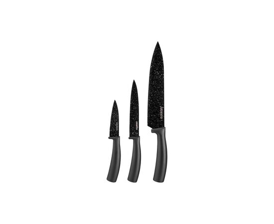 Набор ножей Ardesto Black Mars 3 шт Bkack (AR2103BB)