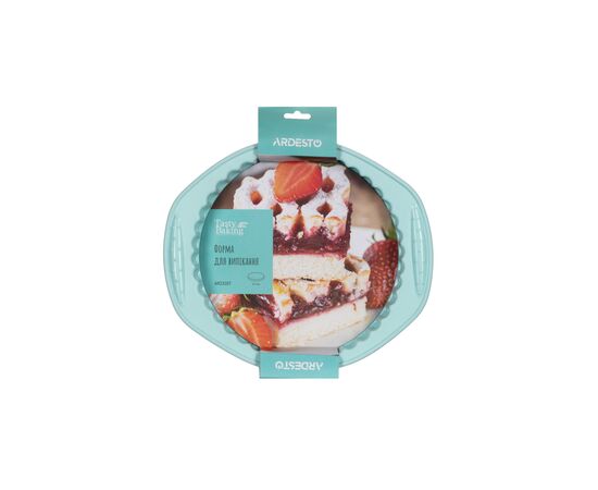 Форма для выпечки Ardesto Tasty Baking Round Silicon Blue (AR2320T), изображение 2 Форма для выпечки Ardesto Tasty Baking Round Silicon Blue (AR2320T), изображение 2