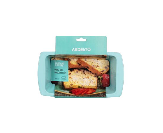 Форма для выпечки Ardesto Tasty Baking 25 x 13.5 x 6.2 см Silicon Blue (AR2317T), изображение 2 Форма для выпечки Ardesto Tasty Baking 25 x 13.5 x 6.2 см Silicon Blue (AR2317T), изображение 2