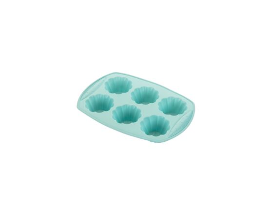 Форма для выпечки Ardesto Tasty Baking на 6 шт 30 x 21 x 4 см Silicon Blue (AR2318T)