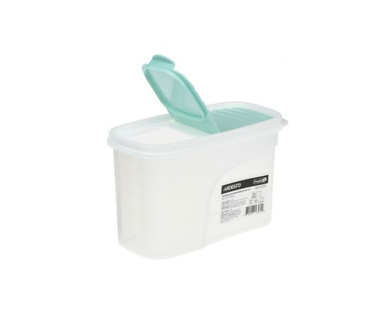 Ємність для сипучих продуктів Ardesto Fresh 1.2 л Turquoise (AR1212TP), зображення 2