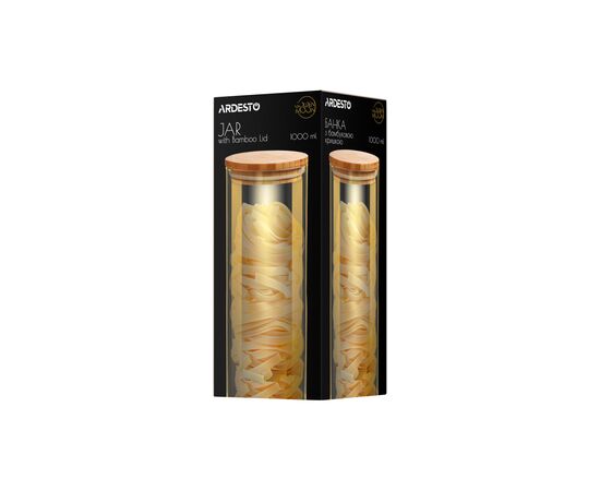 Емкость для сыпучих продуктов Ardesto Golden Moon 1000 мл (AR1310BLRG), изображение 5