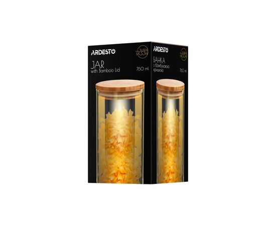 Емкость для сыпучих продуктов Ardesto Golden Moon 760 мл (AR1376BLRG), изображение 5 Емкость для сыпучих продуктов Ardesto Golden Moon 760 мл (AR1376BLRG), изображение 5