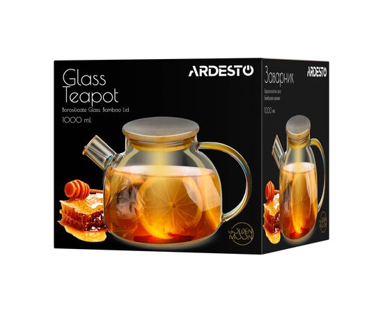 Заварник Ardesto Golden Moon 1000 мл (AR3010GBG), изображение 8 Заварник Ardesto Golden Moon 1000 мл (AR3010GBG), изображение 8