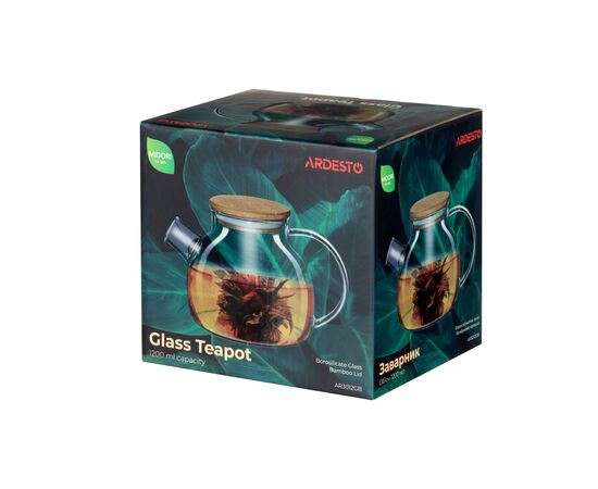 Заварник Ardesto Midori 1200 мл (AR3012GB), изображение 2 Заварник Ardesto Midori 1200 мл (AR3012GB), изображение 2
