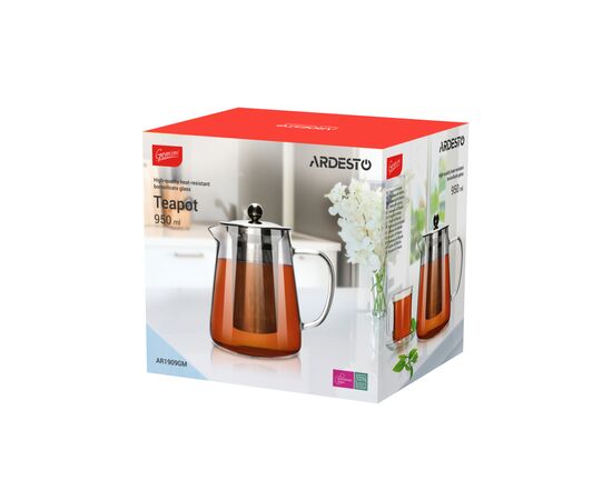 Заварник Ardesto Gemini Milano 950 мл (AR1909GM), изображение 2 Заварник Ardesto Gemini Milano 950 мл (AR1909GM), изображение 2