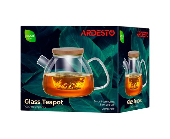 Заварник Ardesto 1000 мл (AR3010GF), изображение 2 Заварник Ardesto 1000 мл (AR3010GF), изображение 2