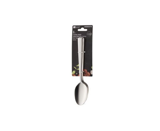 Столовая ложка Ardesto Black Mars Vanessa 6 шт (AR0706VS), изображение 2 Столовая ложка Ardesto Black Mars Vanessa 6 шт (AR0706VS), изображение 2