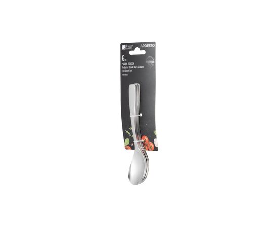 Чайная ложка Ardesto Black Mars Charm 6 шт (AR0706CT), изображение 3 Чайная ложка Ardesto Black Mars Charm 6 шт (AR0706CT), изображение 3