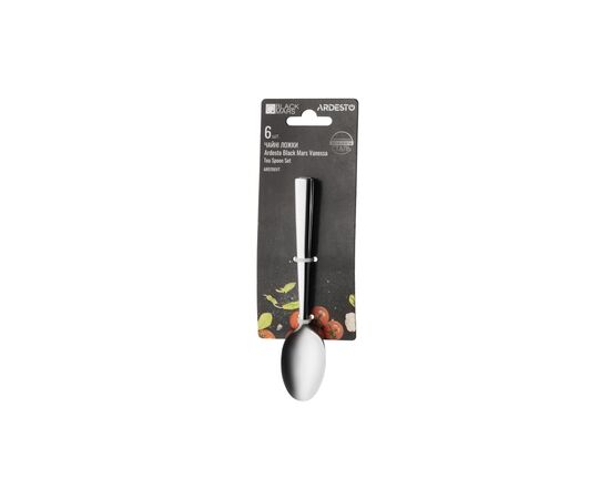 Чайная ложка Ardesto Black Mars Vanessa 6 шт (AR0706VT), изображение 2 Чайная ложка Ardesto Black Mars Vanessa 6 шт (AR0706VT), изображение 2